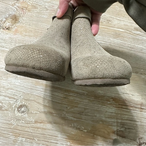 Birkenstock Papillio Esra Wedge Leather Boho Clog Sz 38 - Picture 12 of 12